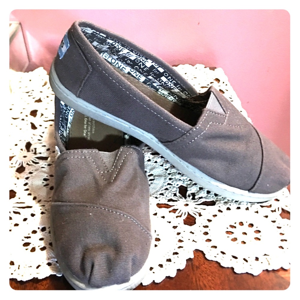TOMS canvas classic gray